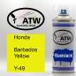Preview: Honda, Barbados Yellow, Y-49: 400ml Sprühdose, von ATW Autoteile West.